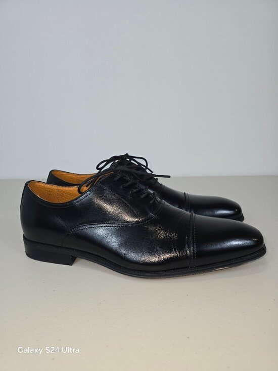 Florsheim Corbetta Cap Toe Oxford black leather shoes men\'s size 10.5D main image 5